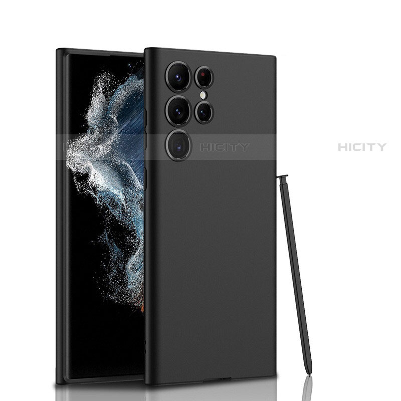 Funda Silicona Ultrafina Goma 360 Grados Carcasa D02 para Samsung Galaxy S21 Ultra 5G Negro
