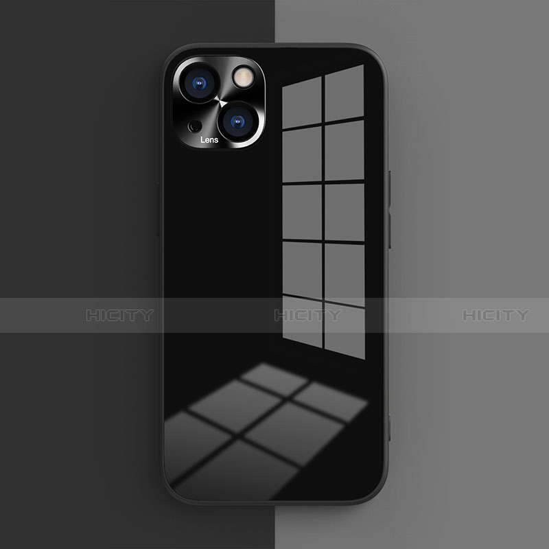 Funda Silicona Ultrafina Goma 360 Grados Carcasa G01 para Apple iPhone 13 Negro