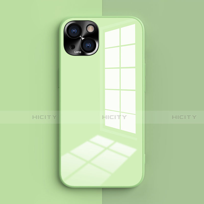 Funda Silicona Ultrafina Goma 360 Grados Carcasa G01 para Apple iPhone 14 Ejercito Verde