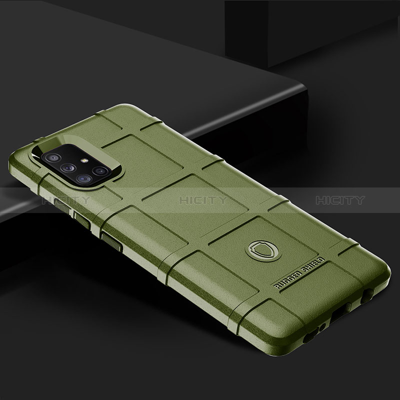 Funda Silicona Ultrafina Goma 360 Grados Carcasa J01S para Samsung Galaxy A71 5G Verde