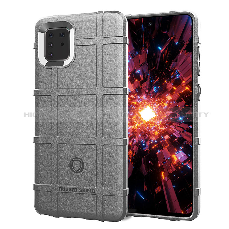 Funda Silicona Ultrafina Goma 360 Grados Carcasa J01S para Samsung Galaxy A81 Gris