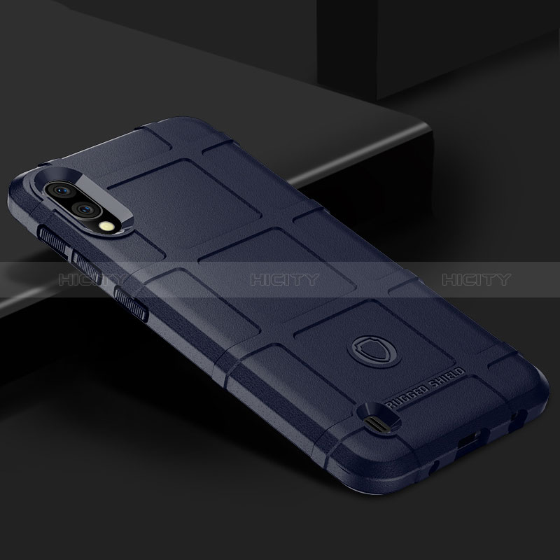 Funda Silicona Ultrafina Goma 360 Grados Carcasa J01S para Samsung Galaxy M10 Azul