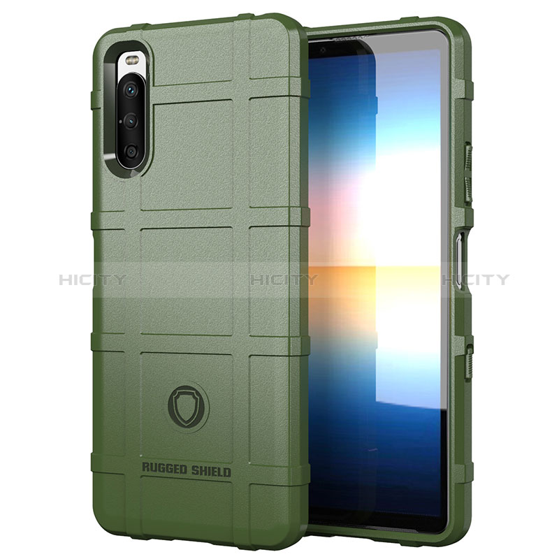 Funda Silicona Ultrafina Goma 360 Grados Carcasa J01S para Sony Xperia 10 III Lite Verde