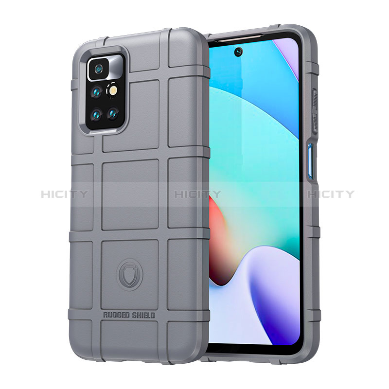 Funda Silicona Ultrafina Goma 360 Grados Carcasa J01S para Xiaomi Redmi 10 Prime (2022) Gris