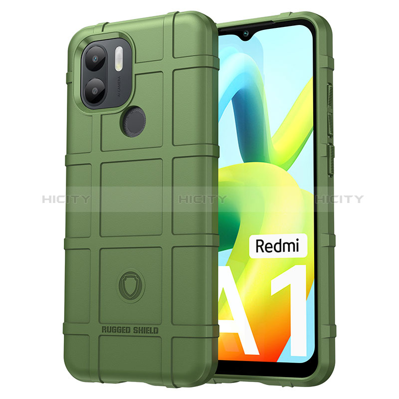 Funda Silicona Ultrafina Goma 360 Grados Carcasa J01S para Xiaomi Redmi A1 Plus Verde