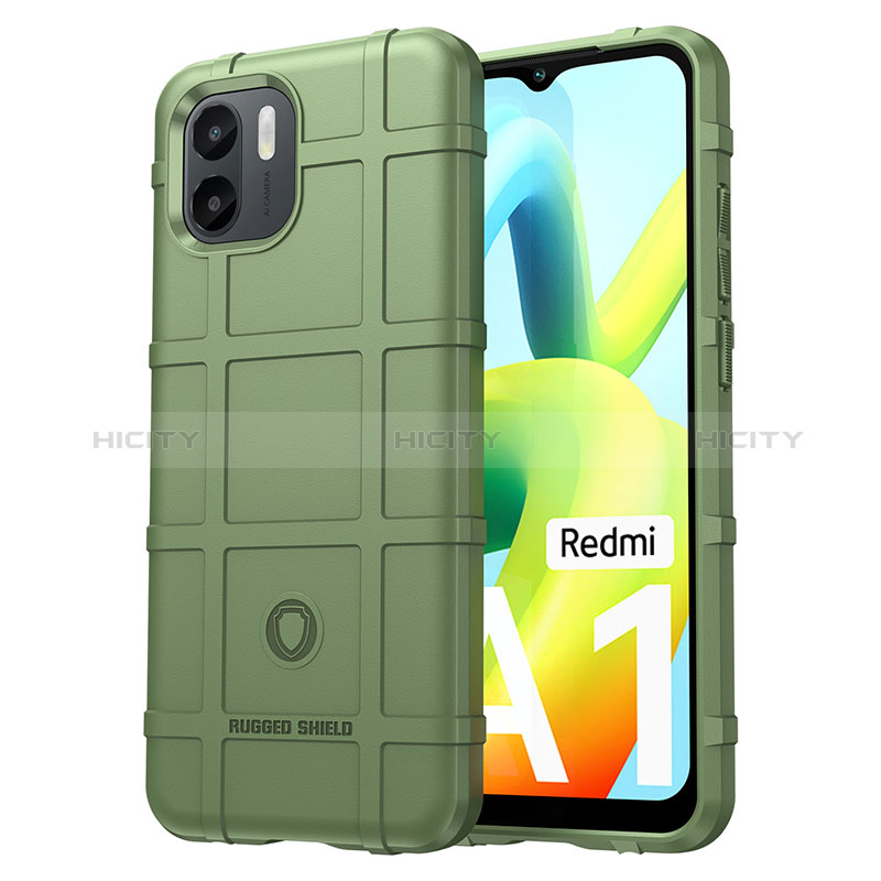 Funda Silicona Ultrafina Goma 360 Grados Carcasa J01S para Xiaomi Redmi A1 Verde