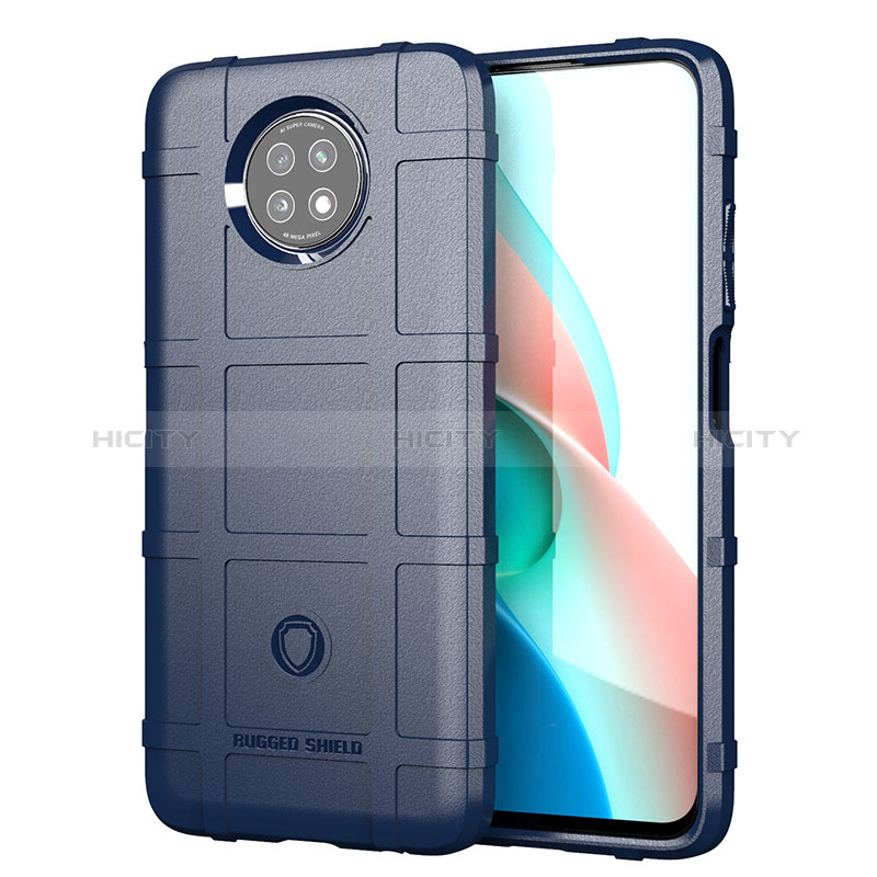 Funda Silicona Ultrafina Goma 360 Grados Carcasa J01S para Xiaomi Redmi Note 9T 5G Azul