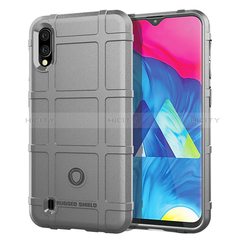 Funda Silicona Ultrafina Goma 360 Grados Carcasa J02S para Samsung Galaxy M10 Gris