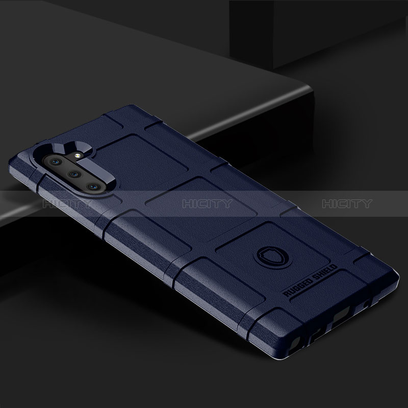 Funda Silicona Ultrafina Goma 360 Grados Carcasa J02S para Samsung Galaxy Note 10 5G Azul