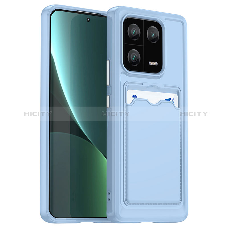 Funda Silicona Ultrafina Goma 360 Grados Carcasa J02S para Xiaomi Mi 13 Pro 5G Azul