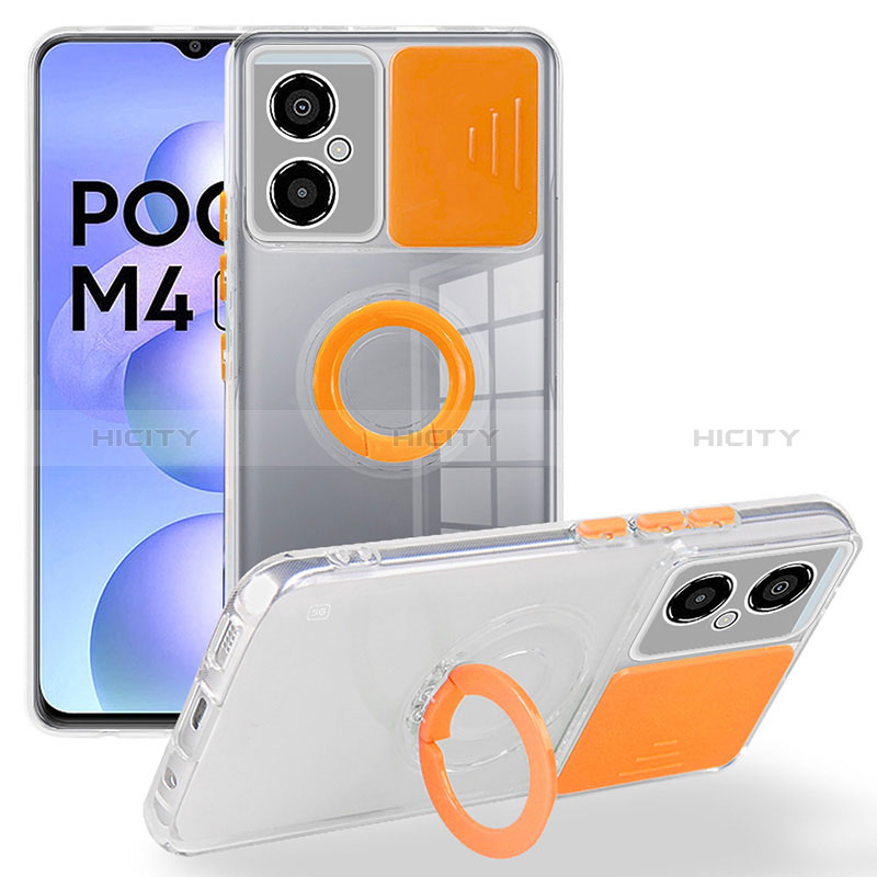 Funda Silicona Ultrafina Goma 360 Grados Carcasa MJ1 para Xiaomi Redmi Note 11R 5G Naranja