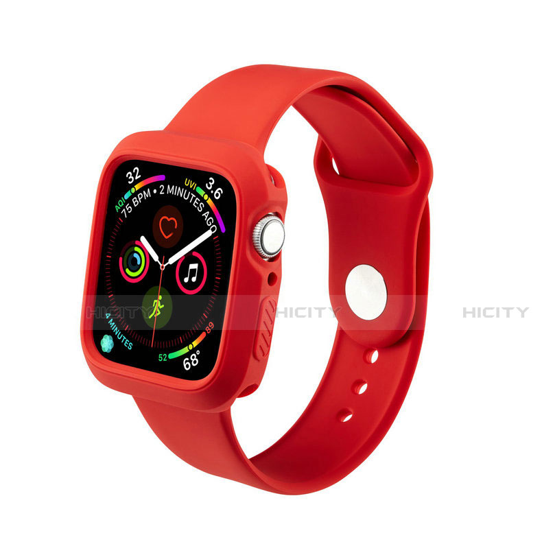 Funda Silicona Ultrafina Goma 360 Grados Carcasa para Apple iWatch 5 44mm