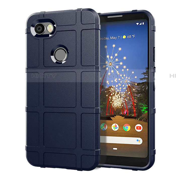 Funda Silicona Ultrafina Goma 360 Grados Carcasa para Google Pixel 3a Azul