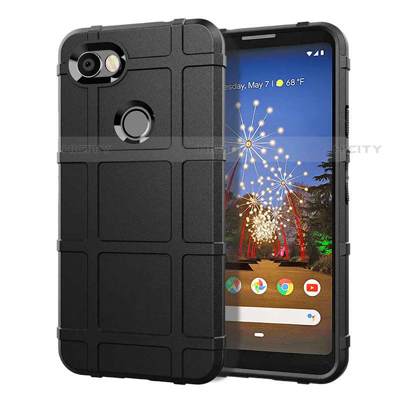 Funda Silicona Ultrafina Goma 360 Grados Carcasa para Google Pixel 3a Negro