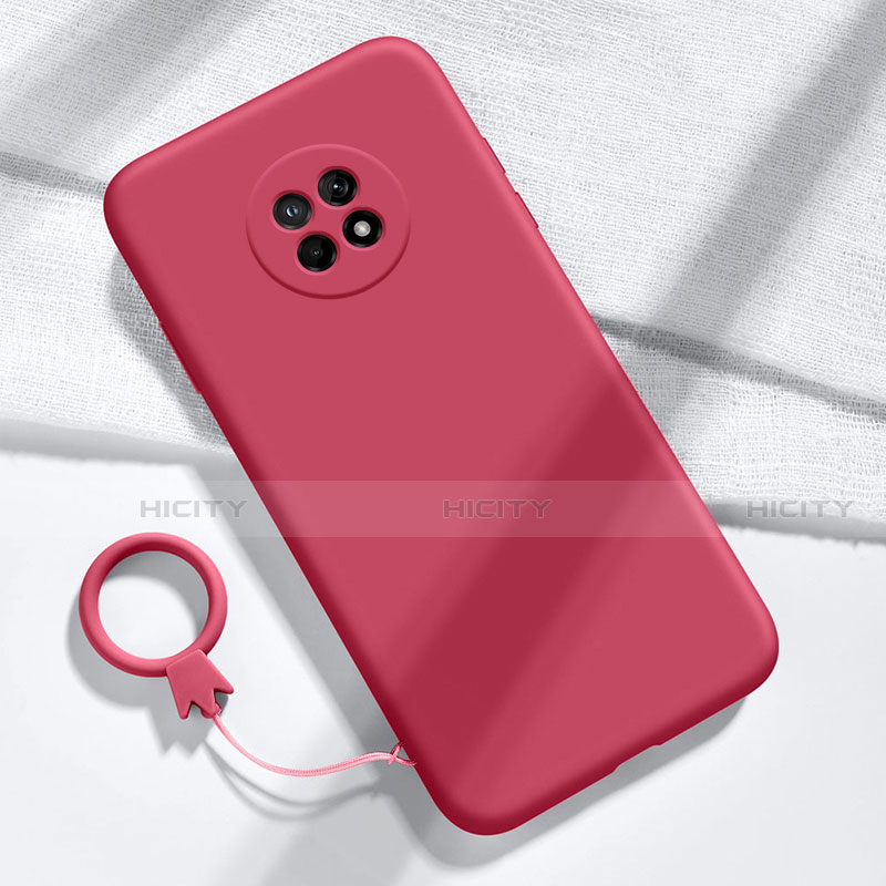 Funda Silicona Ultrafina Goma 360 Grados Carcasa para Huawei Enjoy 20 Plus 5G Rojo