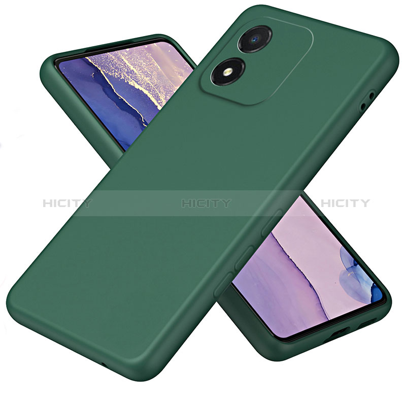 Funda Silicona Ultrafina Goma 360 Grados Carcasa para Huawei Honor X5 Verde