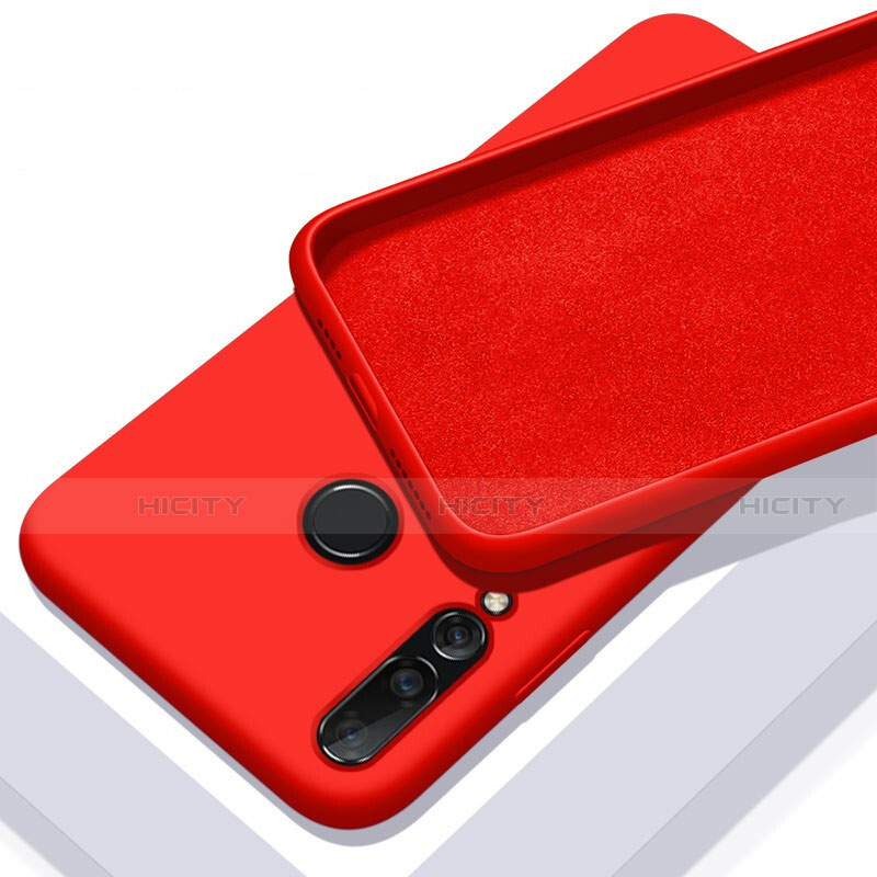 Funda Silicona Ultrafina Goma 360 Grados Carcasa para Huawei Nova 5i Rojo