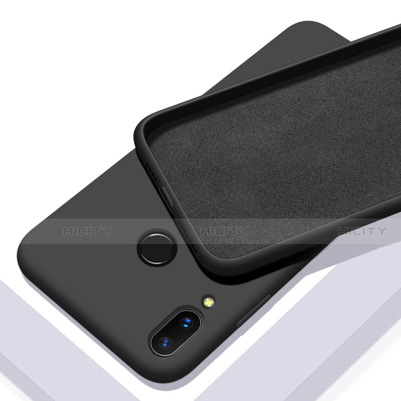 Funda Silicona Ultrafina Goma 360 Grados Carcasa para Huawei P Smart+ Plus Negro