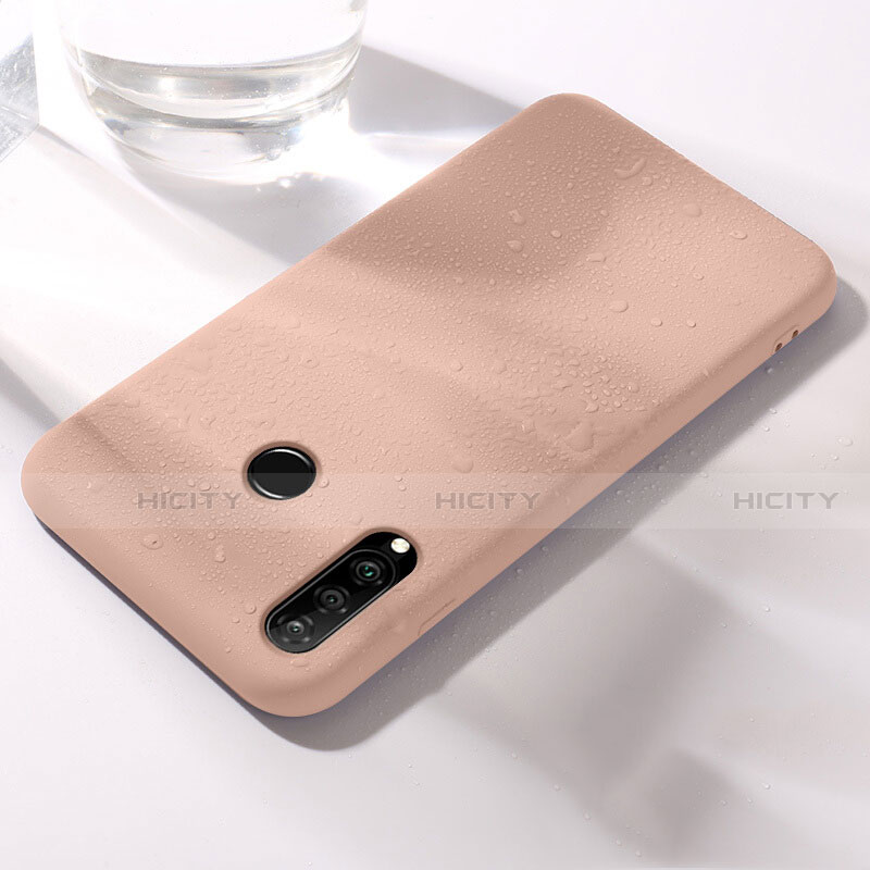 Funda Silicona Ultrafina Goma 360 Grados Carcasa para Huawei P30 Lite Oro Rosa