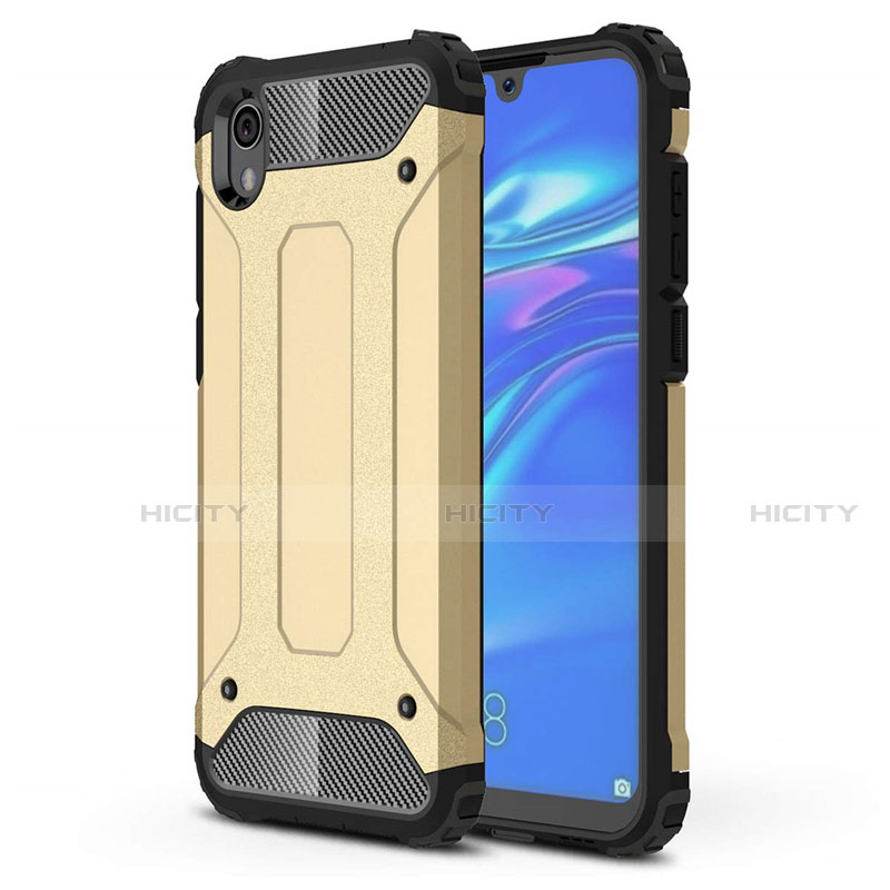 Funda Silicona Ultrafina Goma 360 Grados Carcasa para Huawei Y5 (2019) Oro