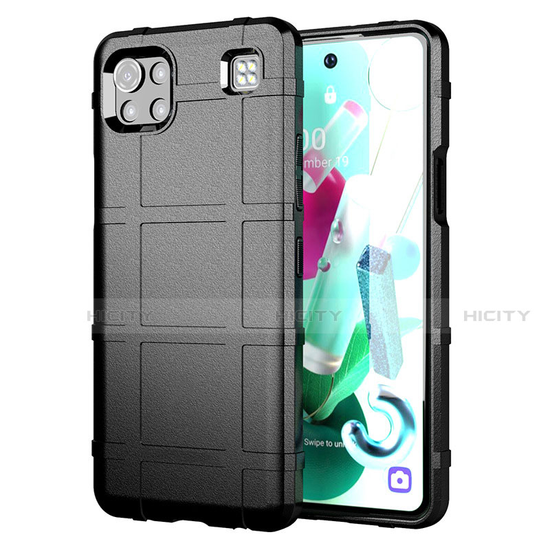 Funda Silicona Ultrafina Goma 360 Grados Carcasa para LG K92 5G Negro