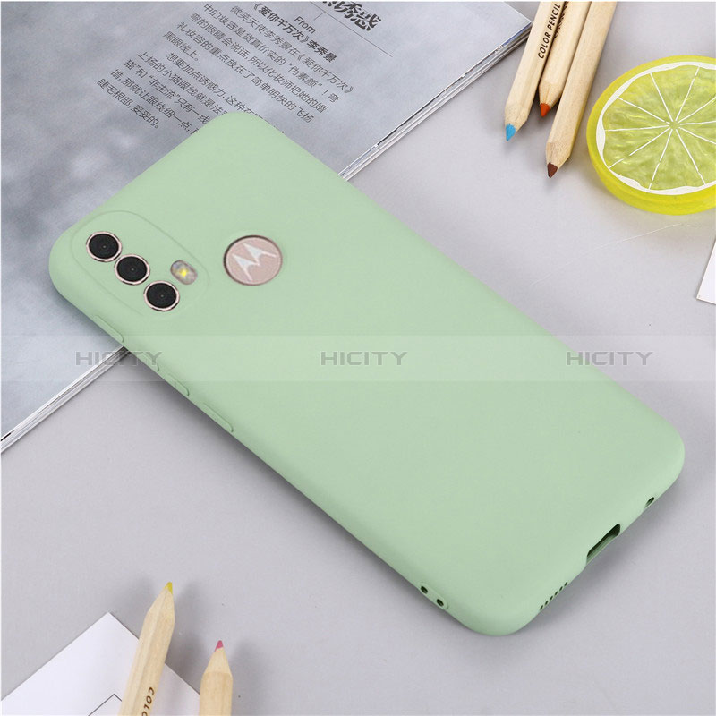 Funda Silicona Ultrafina Goma 360 Grados Carcasa para Motorola Moto E20 Verde