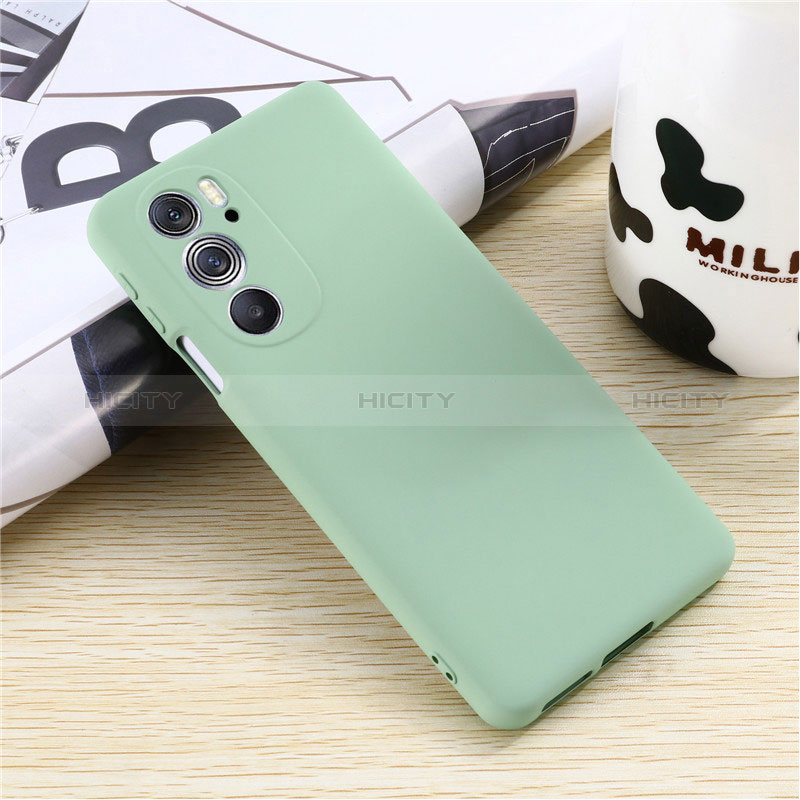 Funda Silicona Ultrafina Goma 360 Grados Carcasa para Motorola Moto Edge 30 Pro 5G Verde