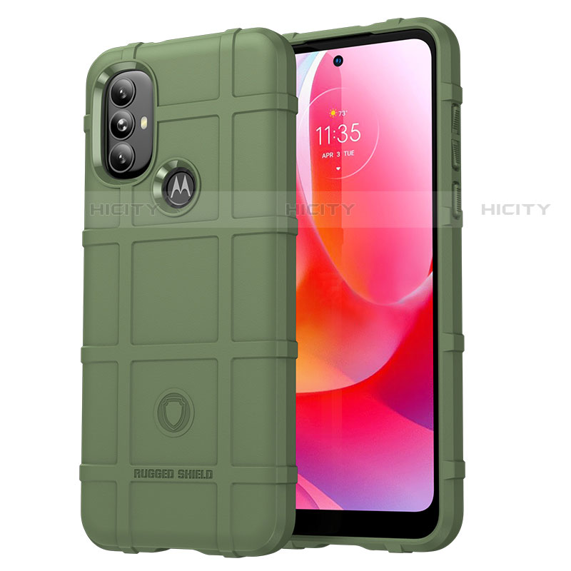 Funda Silicona Ultrafina Goma 360 Grados Carcasa para Motorola Moto G Power (2022) Verde