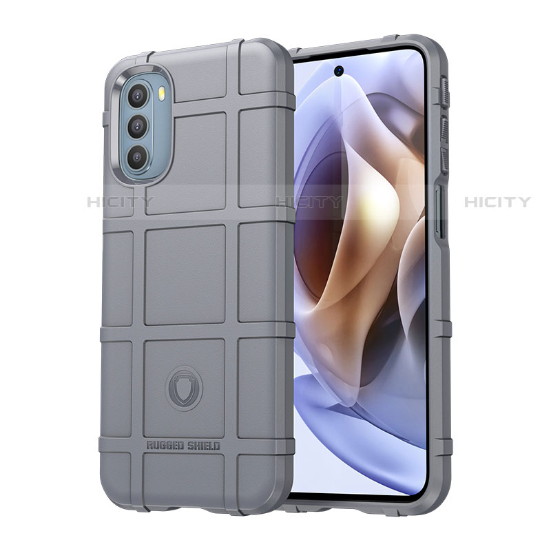 Funda Silicona Ultrafina Goma 360 Grados Carcasa para Motorola Moto G41 Gris