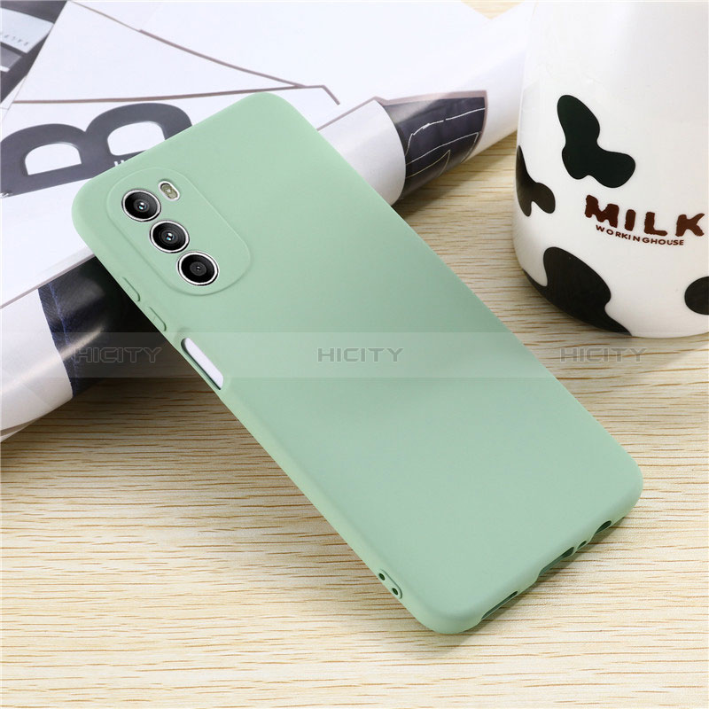 Funda Silicona Ultrafina Goma 360 Grados Carcasa para Motorola Moto G71s 5G Verde