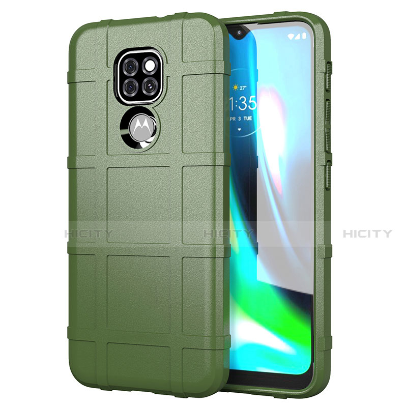 Funda Silicona Ultrafina Goma 360 Grados Carcasa para Motorola Moto G9 Verde