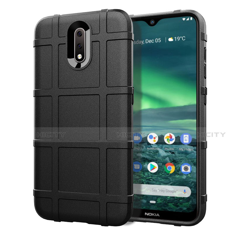 Funda Silicona Ultrafina Goma 360 Grados Carcasa para Nokia 2.3 Negro