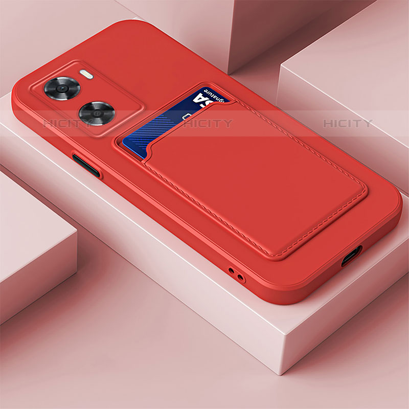 Funda Silicona Ultrafina Goma 360 Grados Carcasa para OnePlus Nord N20 SE Rojo