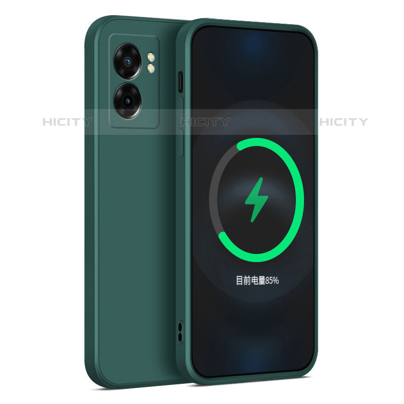 Funda Silicona Ultrafina Goma 360 Grados Carcasa para OnePlus Nord N300 5G Verde Noche