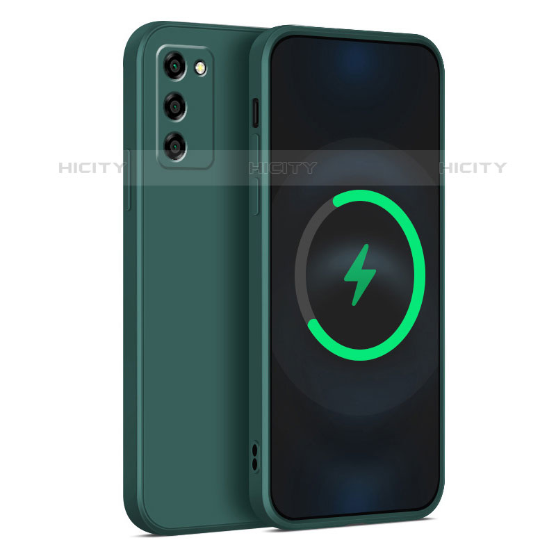 Funda Silicona Ultrafina Goma 360 Grados Carcasa para Oppo A55 5G Verde Noche