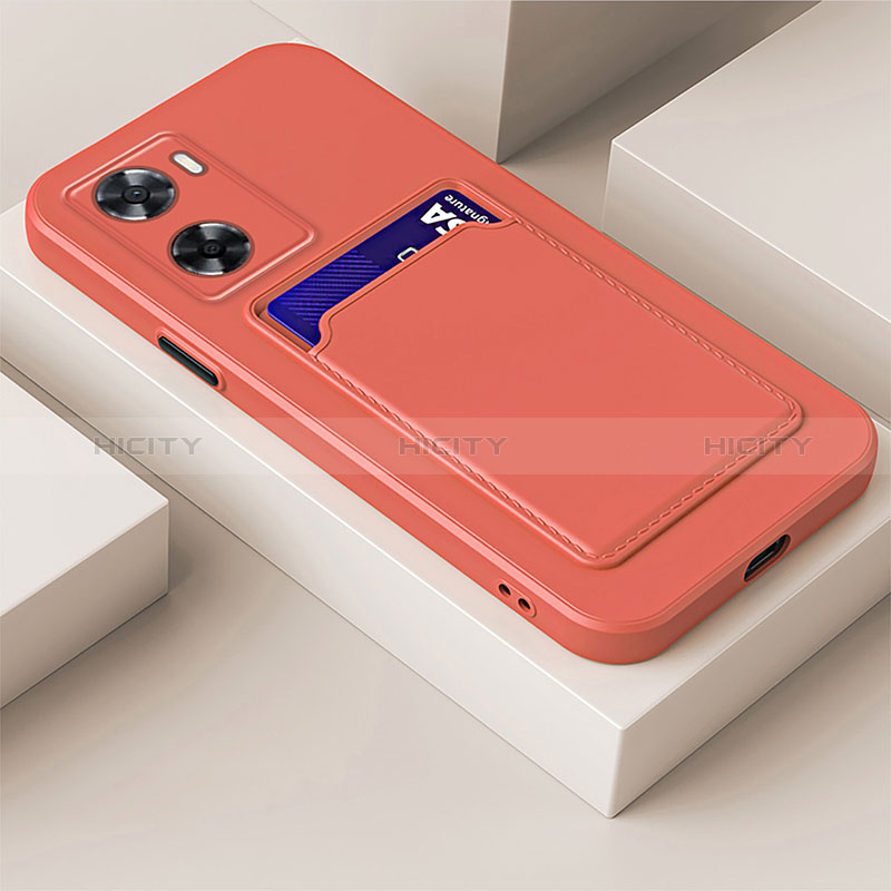 Funda para Oppo A57S 4G, funda para Oppo A57S 4G CPH2385 Funda 2 en 1 con  función atril, color rojo