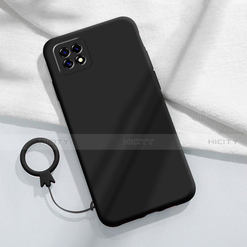 Funda Silicona Ultrafina Goma 360 Grados Carcasa para Oppo A73 5G Negro