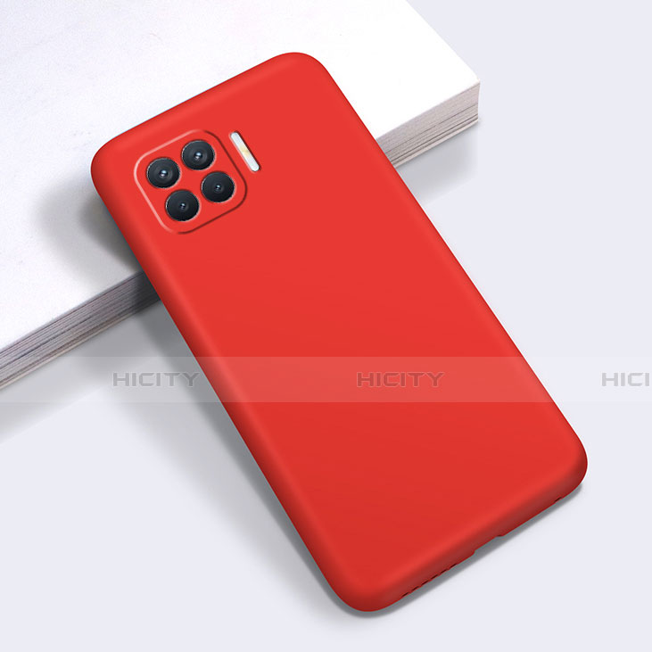 Funda Silicona Ultrafina Goma 360 Grados Carcasa para Oppo A93 Rojo