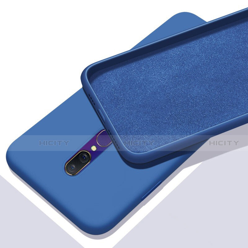 Funda Silicona Ultrafina Goma 360 Grados Carcasa para Oppo A9X Azul