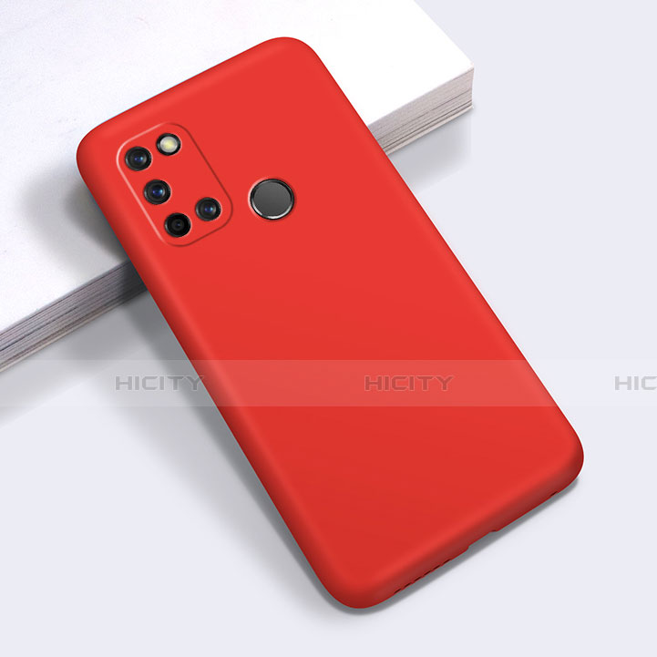 Funda Silicona Ultrafina Goma 360 Grados Carcasa para Realme 7i Rojo