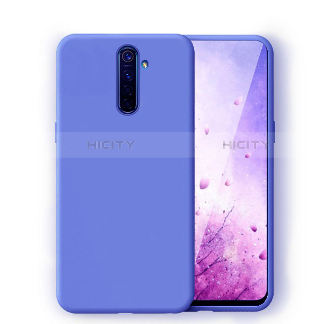 Funda Silicona Ultrafina Goma 360 Grados Carcasa para Realme X2 Pro Azul