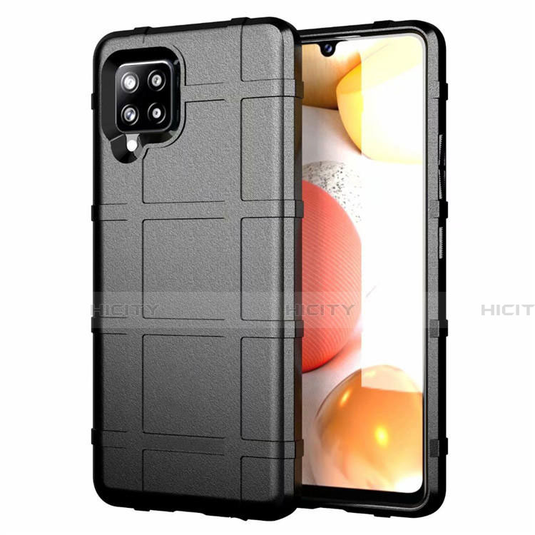 Funda Silicona Ultrafina Goma 360 Grados Carcasa para Samsung Galaxy A42 5G Negro