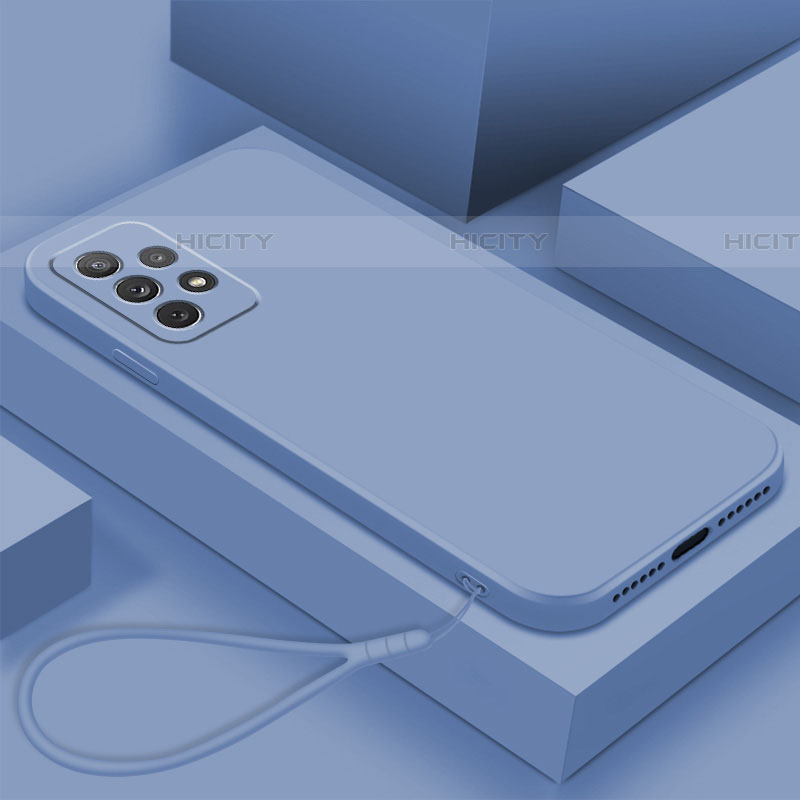 Funda Silicona Ultrafina Goma 360 Grados Carcasa para Samsung Galaxy A72 5G Azul