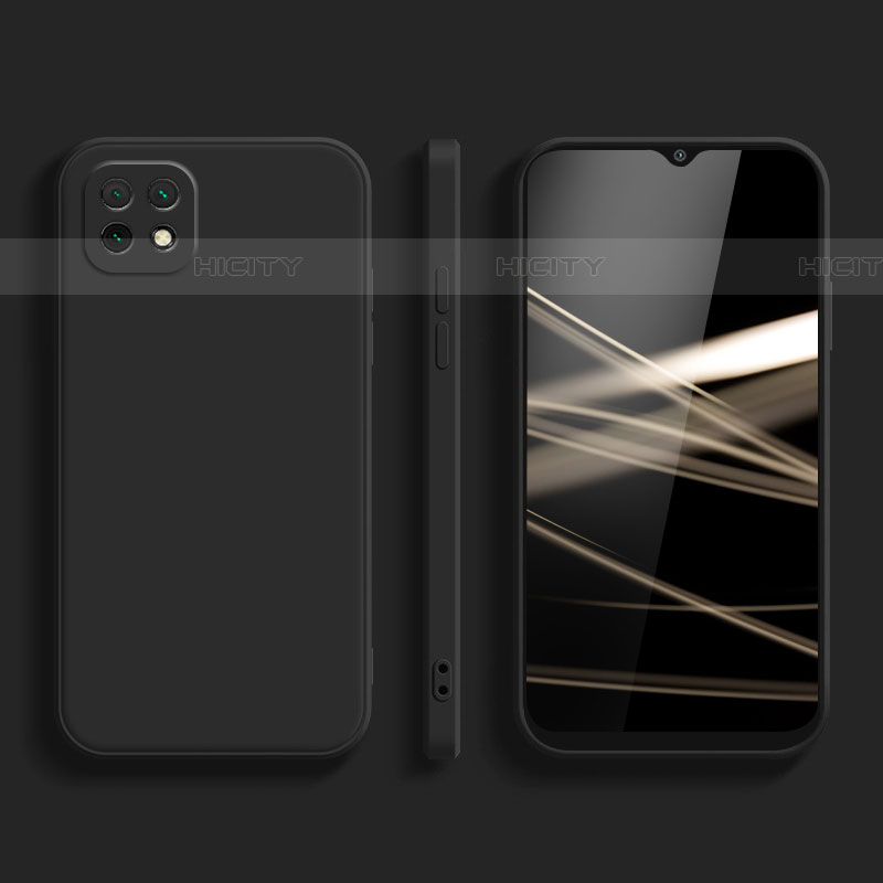 Funda Silicona Ultrafina Goma 360 Grados Carcasa para Samsung Galaxy F42 5G Negro