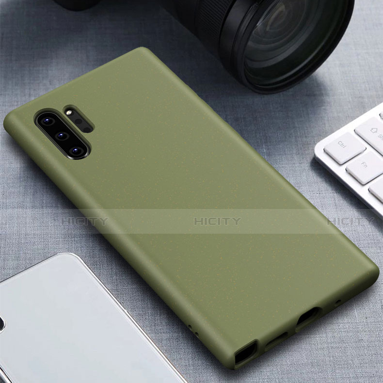 Funda Silicona Ultrafina Goma 360 Grados Carcasa para Samsung Galaxy Note 10 Plus Verde
