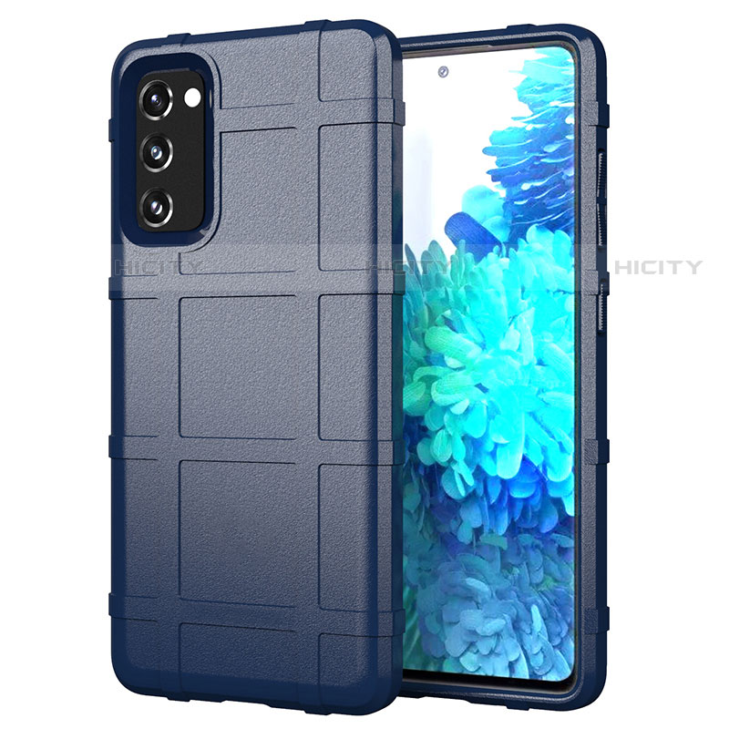 Funda Silicona Ultrafina Goma 360 Grados Carcasa para Samsung Galaxy S20 FE 5G Azul