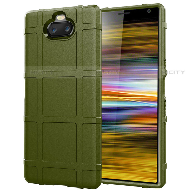 Funda Silicona Ultrafina Goma 360 Grados Carcasa para Sony Xperia 10 Plus Verde