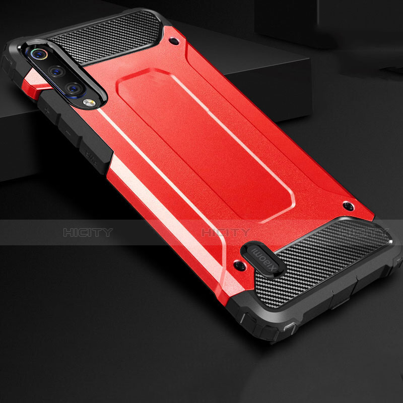 Funda Silicona Ultrafina Goma 360 Grados Carcasa para Xiaomi CC9e Rojo