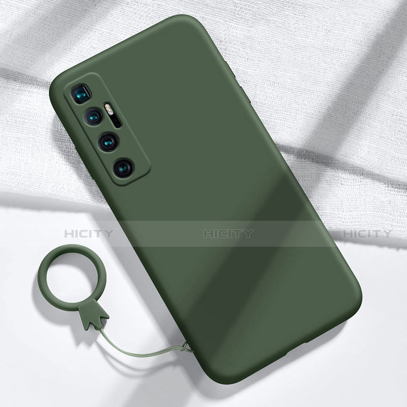 Funda Silicona Ultrafina Goma 360 Grados Carcasa para Xiaomi Mi 10 Ultra Verde Noche