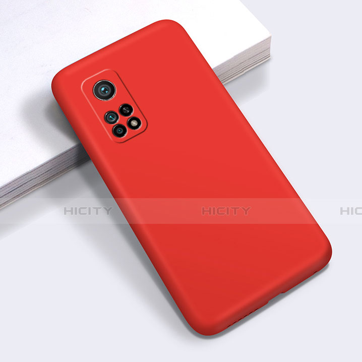 Funda Silicona Ultrafina Goma 360 Grados Carcasa para Xiaomi Mi 10T Pro 5G Rojo